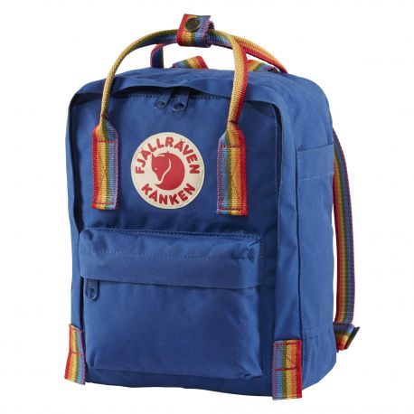 Fjallraven Kanken Rainbow Mini (Deep Blue/Rainbow Pattern)