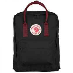 Fjallraven Kanken (Black-Ox Red)