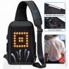 Rowe Crossbody Sling Pack (Black)