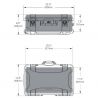 Nanuk 935 (Silver) Foam 6UP Pistol Case