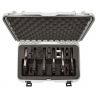 Nanuk 935 (Silver) Foam 6UP Pistol Case