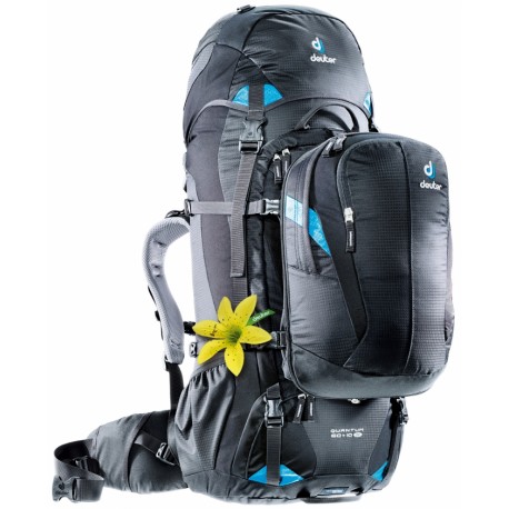 Deuter Quantum 60+10 SL Black Turquoise