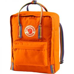 Fjallraven Kanken Rainbow (Burnt Orange/Rainbow Pattern)