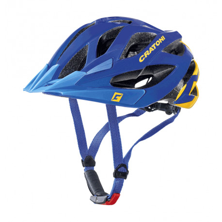 Велошлем Cratoni Miuro L/XL (58-62 см) синий/желтый