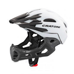 Cratoni C-Maniac S/M (White/Lucentblack Matt) 52-56 см