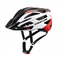 Cratoni Agravic M/L (Red-White Black Matt) 54-59 см