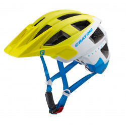 Cratoni Allset S/M (Lime-White-Blue Matt) 55-58 см