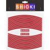 Shiok! Rim Reflective Straight (Red)