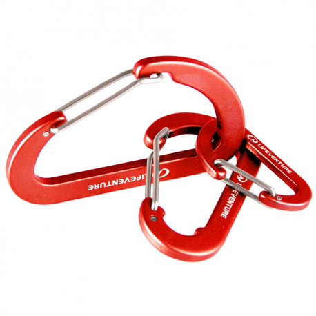 Lifeventure Lifeventure комплект карабинов Karabiners red