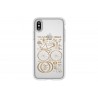 Speck Presidio Clear + Print City Bike Metallic Gold Yellow (iPhone X)