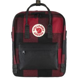 Fjallraven Kanken Re-Wool (Red Black)