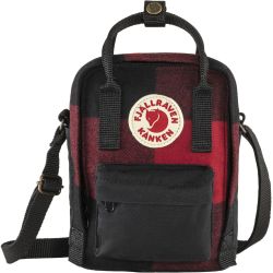 Fjallraven Kanken Re-Wool Sling (Red Black)