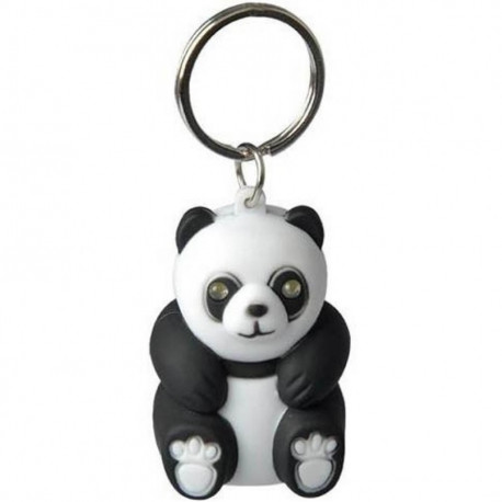 Munkees Munkees 1103 брелок-фонарик Panda LED black-white