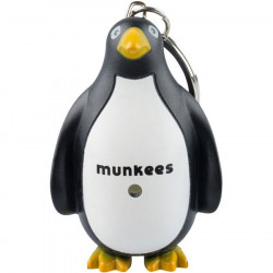 Munkees Munkees 1108 брелок-фонарик Penguin LED black-white