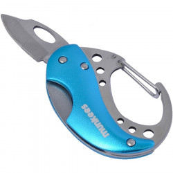 Munkees Munkees 2517 брелок-нож Mini Carabiner Knife blue