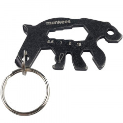 Munkees Munkees 2536 брелок-мультиинструмент Tool Bear black