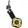 Munkees Munkees 3155 брелок-компас Key Fod Compass black-yellow