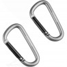Munkees Munkees 3206 карабин D 6 mm x 60 mm (пара) grey