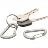 Munkees Munkees 3251 карабин Flat Wiregate 4 mm x 40 mm (пара) grey
