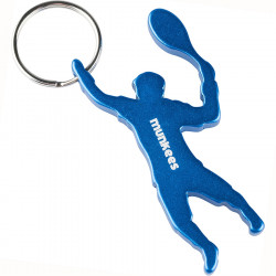 Munkees Munkees 3492 брелок-открывашка Tennis Player blue