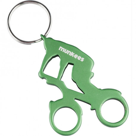 Munkees Munkees 3527 брелок-открывашка Biker green