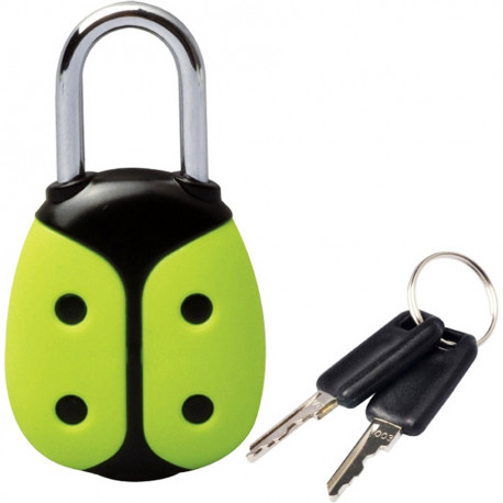 Munkees Munkees 3601 брелок-замок Padlock-Beetle green