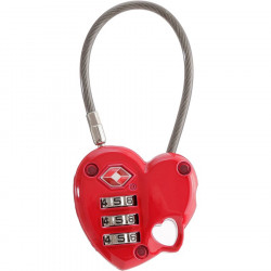 Munkees Munkees 3606 брелок-замок TSA Combi Lock Heart red