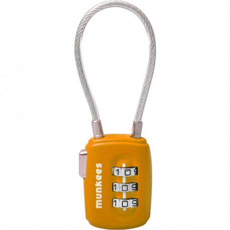 Munkees Munkees 3608 брелок-замок Cable Combi Lock orange