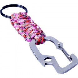 Munkees Munkees 6462 брелок Multi-Function Paracord pink