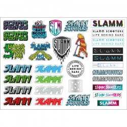 Slamm Slamm наклейки Sticker Sheet