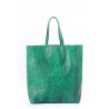 POOLPARTY Leather City Croco Green