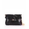 POOLPARTY Black Snake Clutch