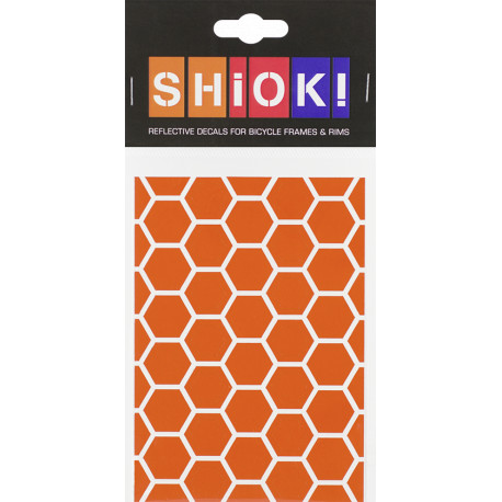 Shiok! Frame Reflective Honeycomb (Orange)