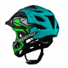 Cratoni C-Maniac PRO S-M (Black/Lime/Turquoise Matt) 52-56 см