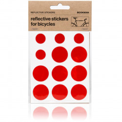 Bookman Reflective Stickers (Red)