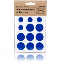 Bookman Reflective Stickers (Blue)