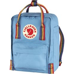 Fjallraven Kanken Rainbow Mini (Air Blue/Rainbow Pattern)