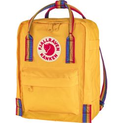 Fjallraven Kanken Rainbow Mini (Warm Yellow/Rainbow Pattern)