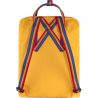 Fjallraven Kanken Rainbow (Warm Yellow/Rainbow Pattern)