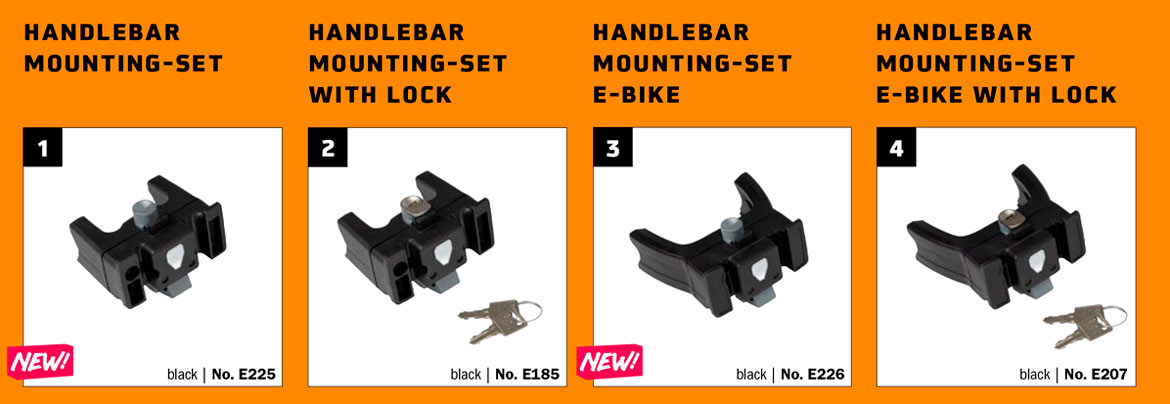 Ortlieb Handlebar Mounting-Set