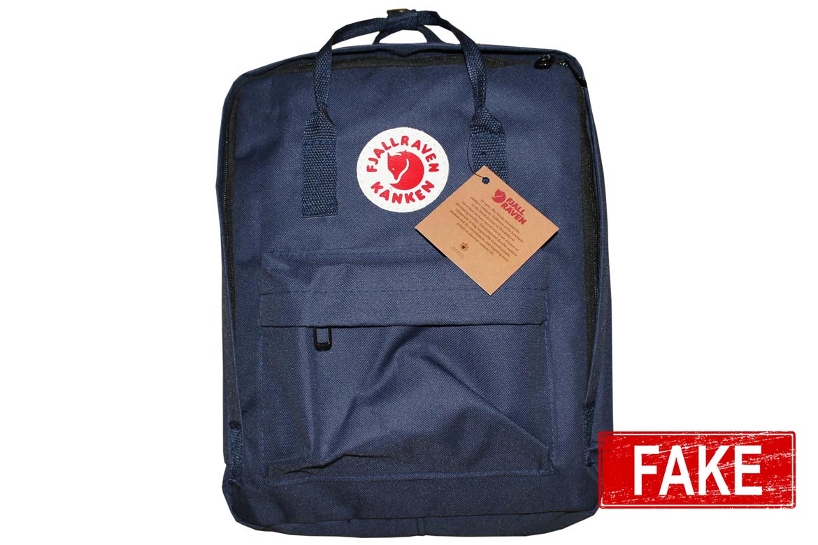 Fjallraven Kanken - визуальные отличия подделки