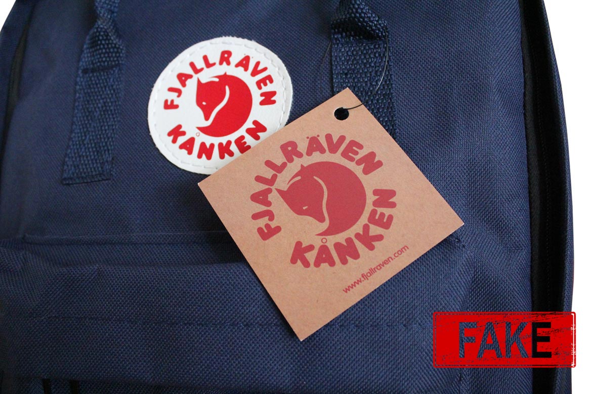 Fjallraven Kanken - визуальные отличия подделки