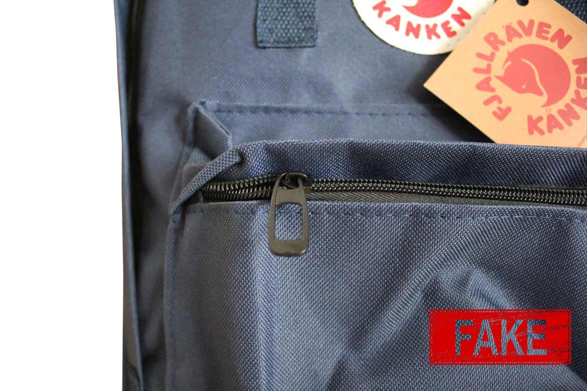 Fjallraven Kanken - визуальные отличия подделки